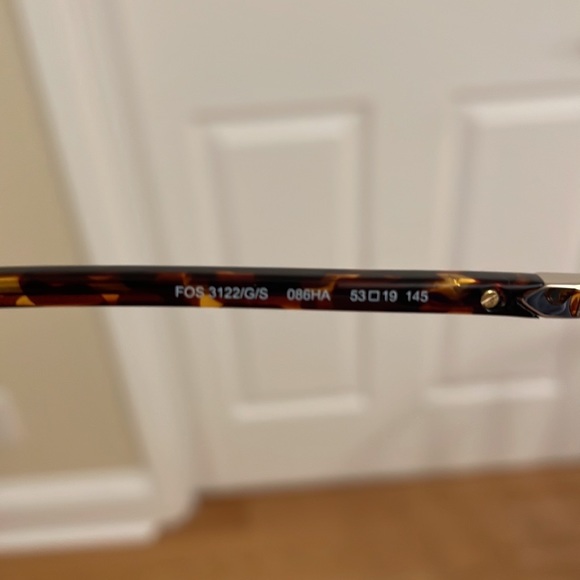 Tortoiseshell Fossil sunglasses NWT - Picture 4 of 6